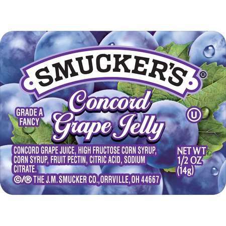 SMUCKERS Smucker's Assortment #5 Concord Grape/Strawberry/Orange .5 oz., PK200 5150000800